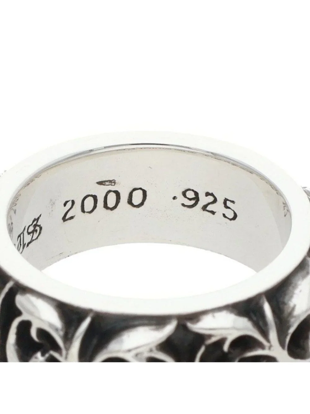 Chrome Hearts Etrnity Vine Band Eternity Silver Ring